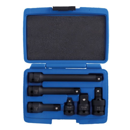 Jeu d'accessoires à impact de 6 pièces à carré de 1/2"