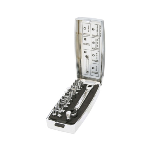 Jeu d'embouts avec porte embouts 72 dents gentleman's