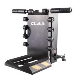Lève roue semi-automatique pour démonte pneu DM 1501 MONTE DEMONTE PNEUS AUTOMATIQUE 10"-24" 2 VITESSES 400V, DM 1522 MONTE DEMONTE PNEUS AUTOMATIQUE 10"-24" 1 VITESSE 230V, DM 2000 MONTE DEMONTE PNEUS AUTOMATIQUE 13"-28" 2 VITESSES 400V, DM 0500BL MONTE DEMONTE PNEUS SEMI-AUTOMATIQUE 10"-21" 1 VITESSE 230V.
Cet assistant, compatible avec la majorité des démontes pneus du marché vous permettra de travailler rapidement et sans sans effort. En effet grâce à sa commande pneumatique actionnable au pied, vous pourrez lever et faire pivoter la roue à l'horizontal afin de la positionner sur la table du démonte pneu. Ainsi l'opération de mise en place de la roue sur la table se fera rapidement avec un minimum d'effort physique limitant ainsi les risques de TMS (troubles musculo squelettiques). Caractéristiques : charge max : 70kg. Ergonomique. Eligible Carsat.

Cet assistant, compatible avec la majorité des démontes pneus du marché vous permettra de travailler rapidement et sans sans effort. 
En effet grâce à sa commande pneumatique actionnable au pied, vous pourrez lever et faire pivoter la roue à l'horizontal afin de la positionner sur la table du démonte pneu. Ainsi l'opération de mise en place de la roue sur la table se fera rapidement avec un minimum d'effort physique limitant ainsi les risque de TMS (troubles troubles musculo squelettiques). 
Caractéristiques :
- charge max : 70kg
- hauteur de levage max : 780mm
- largeur de plateau : 305mm




Ergonomique 
Eligible Carsat
À PROPOS DE LA MARQUE CLAS
Notre Marque CLAS « Garage Solutions » basée en Savoie (France), a été créée en 1996. Nous sommes depuis toujours un acteur innovant de l’équipement et de l’outillage technique pour véhicules légers, utilitaires et poids lourds. Aujourd’hui, nous évoluons vers un écosystème offrant des solutions globales, bénéfique pour l’ensemble de nos partenaires. Nous nous adaptons à vos besoins et budgets, en étant toujours plus simple et réactif avec des hommes et des femmes experts, passionnés, au cœur d’une digitalisation à votre service. Consolidant notre leadership en France, nous accélérons notre expansion afin de devenir un acteur clef à l’international. 