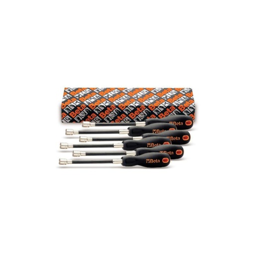 Jeu de 6 tournevis flexible long 6 pans beta série 943fl 