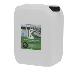 Puissant nettoyant multi-usages. Détartrant, il élimine les traces de calcaire sur les plans de travail, appareils électroménager, sols, 
carrelages, robinets, etc. Détartre les appareils électroménager (cafetière...). Dégraisse et nettoie les vitres et le verre. Nettoie les salissures 
tenaces, graisses, taches alimentaires, souillures atmosphériques… Désodorise les surfaces en supprimant les mauvaises odeurs (frigo, 
poubelle...). Assouplit le linge. Détache les tissus des taches de vin, fruits, confiture, café, auréoles de transpiration... Il sert à l'entretien du 
jardin et des extérieurs de la maison (murs, allées, terrasses...). 
Les plus : 
- Muti-usages 
- Surpuissant et Concentré 
- Qualité professionnelle 
- Fabrication française 