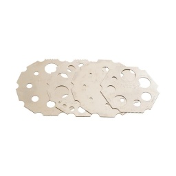 Ce jeu de 4 disques vous permet de controler le filetage de vos écrous, boulons, bougies (10-18MM)
Fourchette allant de 5/16" - 3/4", 10 TPI - 44 TPI, Filetage métrique allant de 2.5mm - 22mm avec un pas de 0.45 -2.5mm
Taille métrique et taille américaine
Fabrication en Aluminium
Facile d'utilisation et précis