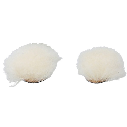 Jeu de tampons de polissage en laine d'agneau 2 pièces