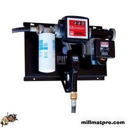 Station murale de transfert gasoil auto-amorcante
livree avec :
tuyau de refoulement 6m
pistolet a arret automatique
filtre hydrosorbe
compteur mécanique 3 chiffres
debit maxi 70 l/m2
alimentation 230 v
puissance 450 w
raccord 1"
poids 26 kg