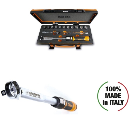 Coffret clé dynamométrique 20-100Nm 15 pièces 1/2