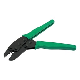Pince à sertir pour connecteurs de type banane
Application : Bornes non isolées
Bornes : 0,25-1,5 mm², 2,5-4 mm², 6-8 mm², 10 mm²
Poignée à prise confortable
260 mm de longueur