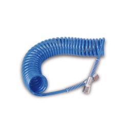 Tuyau spirale en polyuréthane 98 shore. extensible
o constitue d'elastomere avec structure chimique en polyester
qui augmente la flexibilite memm a basse temperature
o raccords f/f tournants a chaque extremite
- 4m
- 1/4" 5x8mm - qualité premium beta depuis 1939