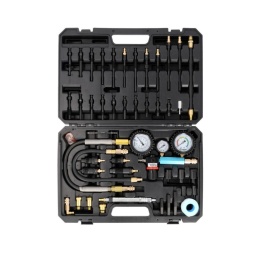 Coffret de contrôle de compression et d'étanchéité pour moteurs essence/diesel COMPETITION avec adaptateurs 45 pcs
Outil de diagnostique de perte de compression
Adapté pour l'analyse des soupapes, segments de piston, chemises de cylindre,culasse ou joint de culasse
Meilleure alternative pour la mesure de la compression
Utilisation universelle
S'utilise avec moteur chaud
avec une large gamme d'adaptateurs pour bougies à incandescence et bougies d'allumage
Coffret robuste en matière plastique