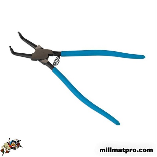 Pince a circlip - prise externe angulée - 300mm