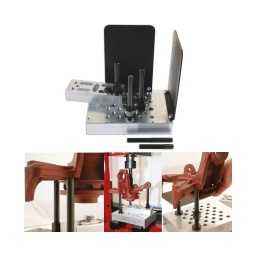 Bloc support de presse 30t
le support universel pour presse hydraulique a ete developpe pour permettre de maintenir les composants de forme irreguliere. bien a plat sur une presse d'atelier. pour pouvoir expulser paliers ou douilles. etc.
charge maximale 30 tonnes.