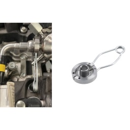 Dans un souci de facilité et de rapidité d'utilisation, l'outil de déconnexion Laser 8416 a été spécialement conçu pour s'adapter aux connecteurs métalliques de 8 mm des conduites de carburant Ford. L'outil Ford OEM se compose de 3 éléments distincts. L'outil Laser semi-flexible entièrement métallique facilite et accélère le montage du connecteur.

Les applications comprennent : Ford Mondeo, Transit, Tourneo Connect, C-Max, Focus, Galaxy, S-Max, Mondeo, Kuga, C-Max.
Les applications moteur comprennent : 1 L EcoBoost, 1.5 L EcoBoost, 1.6 L Duratec 16 V Ti-VCT, 1.6 L Ecoboost Sigma, 1.8, 2.0, 2.3, 2.5 L Duratec, 2.0 L Duratorq Diesel, 2.0 L EcoBlue Diesel.
Utilisé pour débrancher les connecteurs métalliques des conduites de carburant que l'on trouve sur les moteurs à essence et diesel de la gamme Ford. Équivalent en fonctionnement à l'OEM 310-137 (8 mm).
Inserts de connexion en alliage usiné avec poignée en acier à ressort.
Fabriqué à Sheffield. REMARQUE : toujours dépressuriser le système de carburant avant d'utiliser cet outil.
