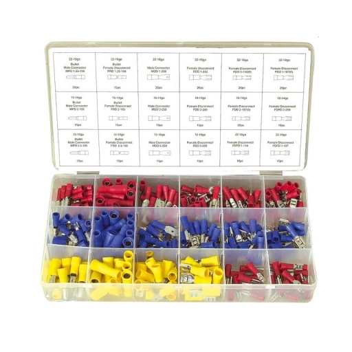 Assortiment de 280 cosses simple sertissage