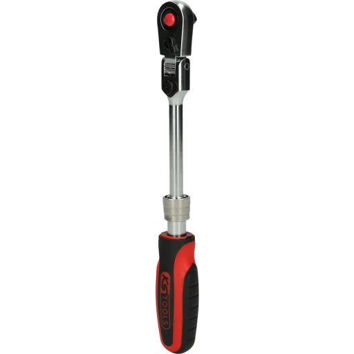 Cliquet téléscopique réversible 1/4'' à tête articulée, 72 dents