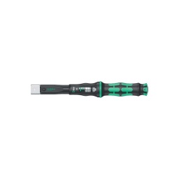 Les clés dynamo "click torque" de chez Wera c'est, la simplicité du réglage, la sécurisation de la valeur et la robustesse, l'outil idéal pour un serrage controlé
Clé dynamométrique à réglage simple, rràce au cliquetis audible et perceptible à chaque graduation
Clé dynamométrique à déclenchement au clic, audible et perceptible, dès que l'on atteint la valeur préréglée
Clé dynamométrique équipée d'une tête cliquet 45 dents grandes résistance
- Serrage à droite
- Précision (resp +/- 4%) selon DIN EN ISO 6789-1:2017-07