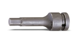 Douille mâle 6 pans carré femelle 3/4", phosphatée