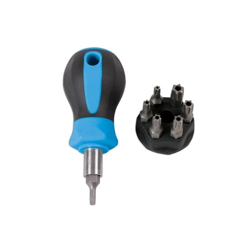 Tournevis Court Torx IP - 7 embouts