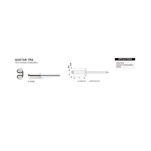 Rivet éclaté trs 4.8x18