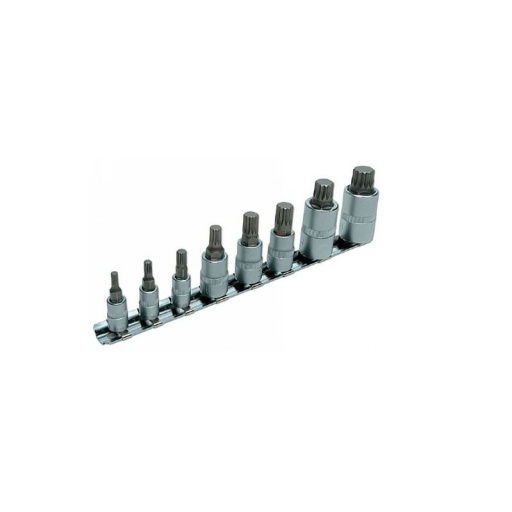 Jeu d'embouts à denture multiple de 8 pièces
