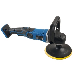 Gamme d'outils sans fil d'atelier professionnels équipés « d'une batterie pour tous les outils » et intégrant la technologie de moteur sans balais pour une utilisation quotidienne. 
Cette polisseuse à quatre vitesses offre une prise en main confortable, un verrouillage de gâchette et une poignée réglable pour une utilisation facile. 
Elle utilise des têtes de polissage et une pâte à filetage M14 standard, et dispose d'une fonction de verrouillage de broche intelligente qui facilite et accélère le changement des tampons. 
La gamme comprend également une perceuse à percussion, un tournevis à frapper, une clé à chocs à carré de 1/2'' et une meuleuse d’angle. 
Tous ces outils fonctionnent sur batterie au lithium à 10 piles de 4 ampères (achetée séparément) permettant ainsi aux utilisateurs professionnels d'utiliser une batterie pendant qu'une autre est en charge afin d'éviter toute interruption.

Moteur sans balais haute performance plus performant et plus durable, intégrant la dernière technologie de protection contre la surcharge.
Broche M14 pour une utilisation avec des têtes de polissage et une pâte 150 mm standard ; fonction de verrouillage de broche pour le changement facile des tampons.
Sélection de vitesse à 4 étapes de 400 à 2 600 tr/min, avec fonction de verrouillage de gâchette et poignée en D amovible pour un meilleur contrôle.
Chargeur de batterie 4,0 AH et 20 V agréé CE et RoHS, référence 8007. Chargeurs de batterie disponibles - voir la référence Laser 8008 (BS, fiche britannique) et la référence Laser 8009 (fiche européenne).
Pour le rangement des outils à des fins d'utilisation mobile, commander la référence 7846 - sac à outils à large ouverture de 46 cm (18'') et à base rigide durable.