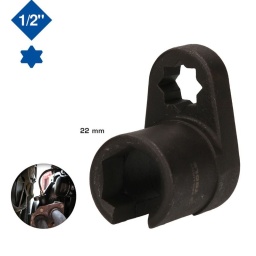 Douille pour sondes Lambda plate 1/2'', 22 mm