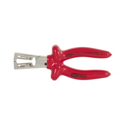 Pince à dénuder automatique isolée 1000 volts 160mm 
- acier bruni haute résistance
- poignée ergonomique bicomposant isolée 1000volts
- longueur 160mm - capacité 0.5 a 5mm 