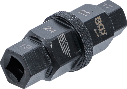 Douille sp&eacute;ciales moto 10 mm (3/8") 17 - 19 - 22 - 24 mm