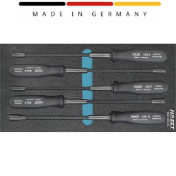 Module tournevis douilles flexibles
- 342x172mm
Composition : 5-6-7-8-10mm