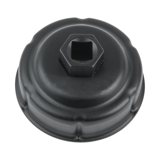 Cloche pour filtre à huile 76mm 6 cannelures