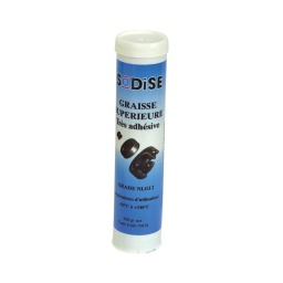 Graisse verte multiplex
cartouche 410 gr
cutter intégré dans le couvercle
tres haute performance
extremme pression - grade nlgi2
point de goutte : 170° c.
insolubilite totale a l'eau et a la vapeur.