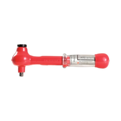 Mini clé dynamométrique isolée à cliquet réversible 1/4" - 2-12nm