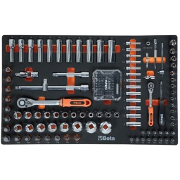 Module douille 1/4 et 1/2 159 pièces Dimensions module 367x588mm