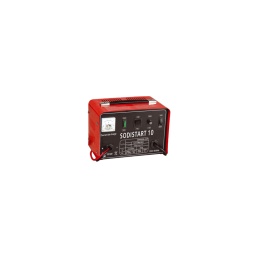 Chargeur sodistart 10
- tension reseau : 230 volts 
- puissance : 100 watts
- tension de charge : 12 - 24 volts
- courant de charge efficace : 5 ampères (3a 24v)
- boost: 8a (5a 24v)
- dimension 95 x 190 x 180 mm - poids : 5 kg