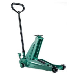 Cric rouleur hydraulique 2T avec pédale d'approche rapide
- Poignée ergonomique revêtue de caoutchouc
- Dispositif de descente levage et blocage empêchant toute descente intempestive
- Soupape de sûreté contre les surcharges
- Roues en nylon silencieuses
- Hauteur mini 80mm
- Hauteur maxi 500mm
- Longueur totale 730mm
- 37kg
