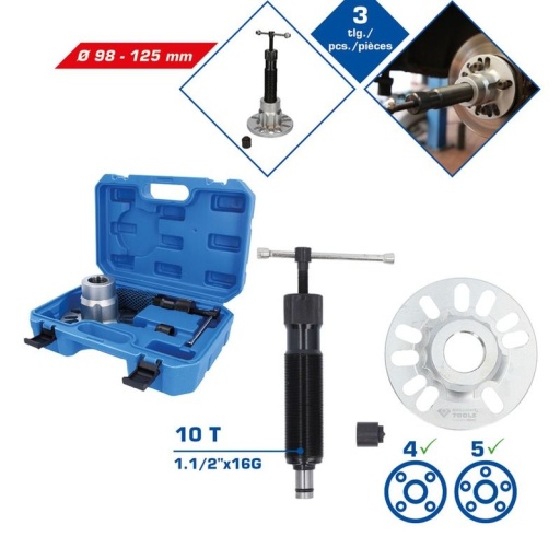 Coffret d’extracteur de moyeux hydraulique