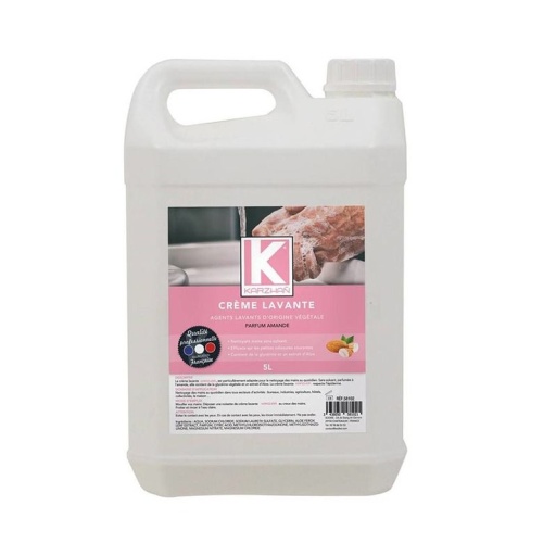 Crème lavante parfum amande - bidon de 5L