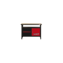 Etabli d'atelier 1 porte

- peinture epoxy
- plateau bois massif
- grande stabilite
- porte avec serrure
- 2 plateaux ajustable
- dimensions plateau bois : l120xp600mm - pieds 40x40mm - hauteur 850mm - poids : 71kg
- livre monte
finition dakar édition
