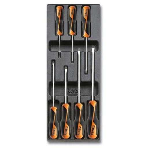 Module thermoformé tournevis plats betagrip 7 pièces