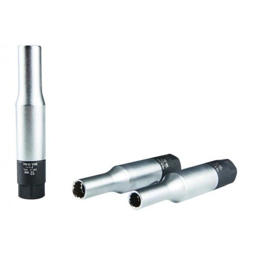 Coffret douilles bougies diesel 8. 10. 12mm 3/8" avec limiteur couple