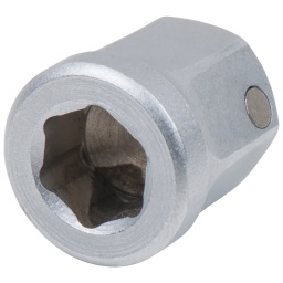 Pour remettre en place un piston de frein en bon état dans l'étrier, sans l'endommager 
Douille aimantée 
Entraînement 12 mm avec une clé à cliquet 
Utilisation facile 
Finition satinée 
Chrome Vanadium 

