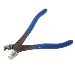 Pince pour collier de durite Pince pour collier de durite Pour la dépose et le remontage de colliers de durite réutilisables Mâchoires à profil spécial Poignée à prise confortable Outil qui permet de gagner du temps