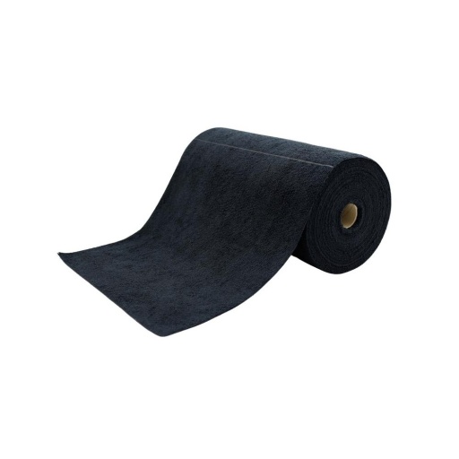 Bobine d'essuyage microfibre "Tricot First" 75 formats 30x30cm noir