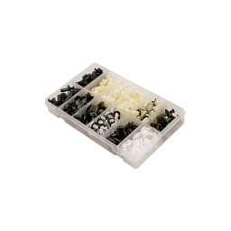 Coffret 370 agrafes automobiles pour mitsubishi
- ensemble d'agrafes pour differentes parties des véhicules. protection capot. garniture de porte. fixation pare choc et baguette...