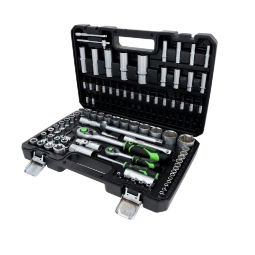 Coffret de douilles et accessoires COMPETITION 1/4" + 1/2" 108 pcs