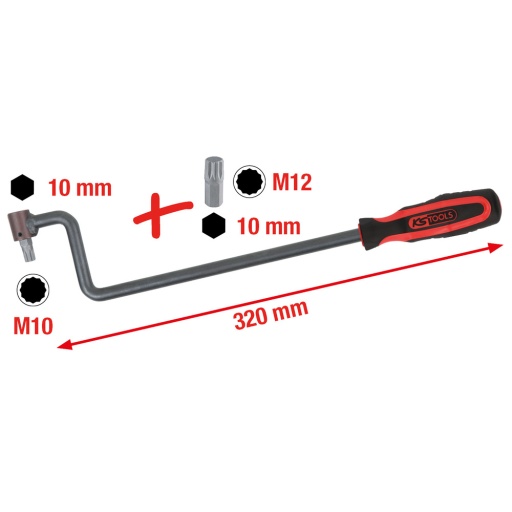 Clé pour géométrie sur Mercedes 3 pcs