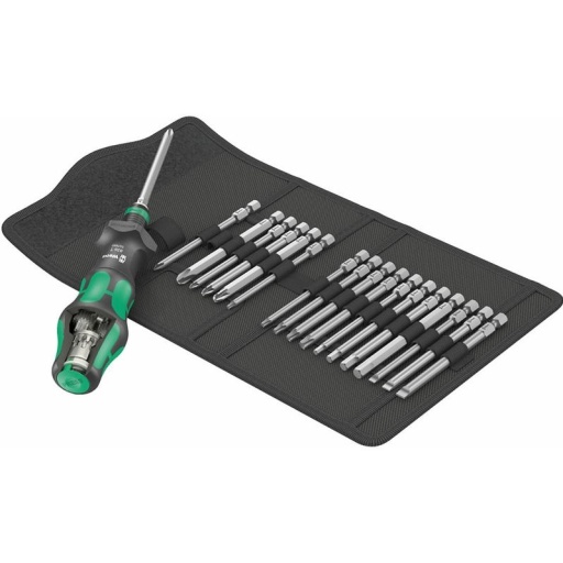 Tournevis vissage rapide Kompakt Turbo 1 trousse 19 pièces