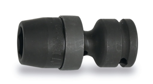 Douilles à chocs 6 pans phosphatées articulées 19mm