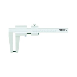 Calibre à coulisse en inox pour tambour de frein vl
- selon din 862
- blocage du vernier par vis
- pour mesures intérieures
- mesures en mm - acier inoxydable
- etui de rangement