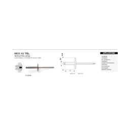 Boite de rivet aveugle inox a2 tel tête extra large
- conforme a la norme nf en iso 15983
- corps inox a2.clous inox a2
- plage de sertissage. diamètre de perçage .résistance a la traction. résistance au cisaillement. vous retrouverez toutes ces informations dans la fiche technique
- conditionement a la boite. ou au 1000
- delais nous consulter