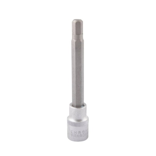 Douille embout héxagonale 7mm L. 65 mm 3/8" CrV pour étrier de frein