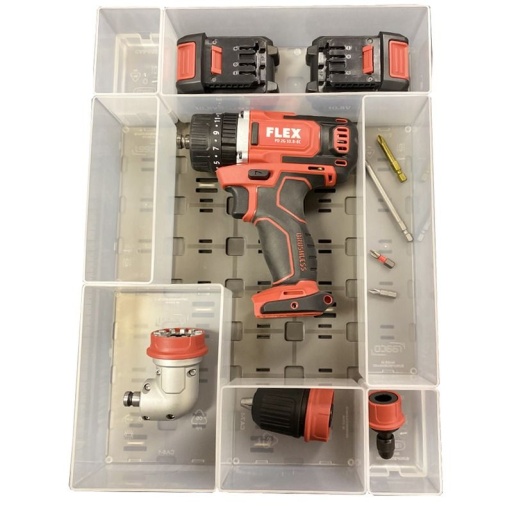 Module servante d'atelier perceuse sans fils 58Nm 3 têtes
